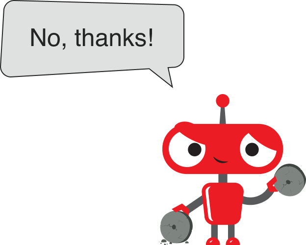 Rolebot bot saying no thanks